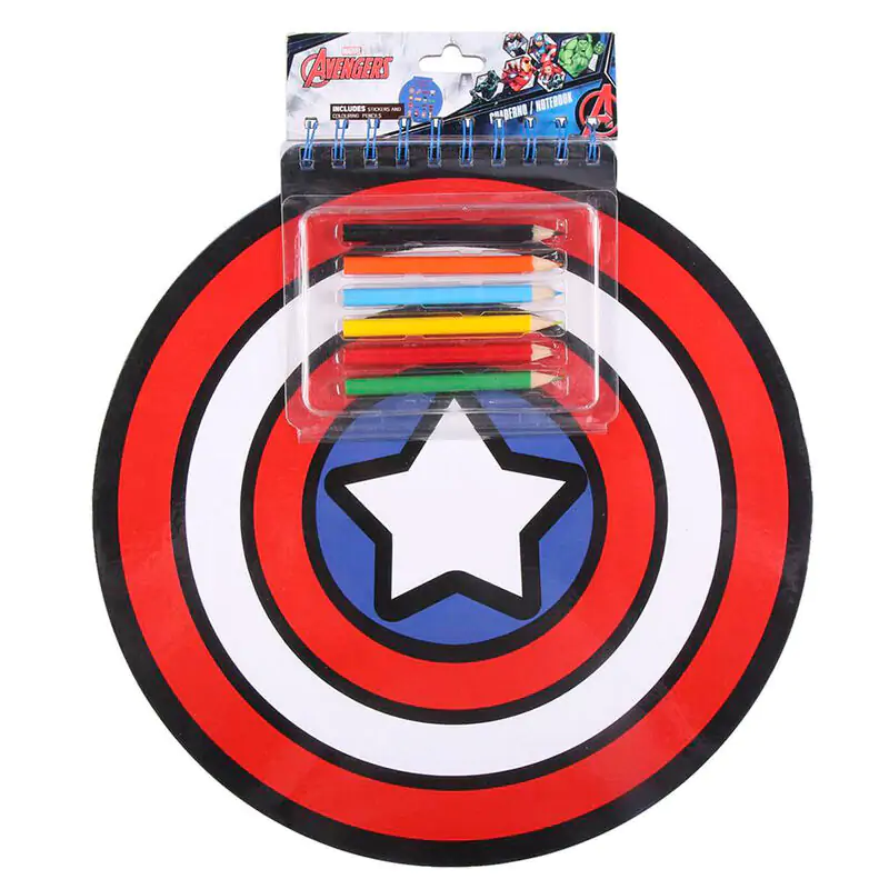Marvel Captain America Notizbuch Produktfoto