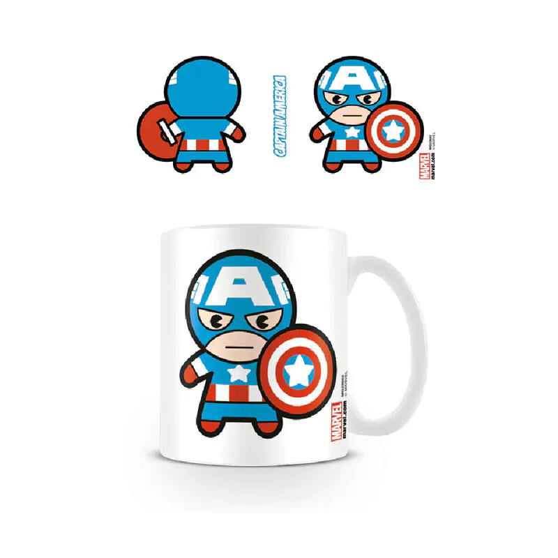 Marvel Captain America Kawaii Tasse 315ml Produktfoto