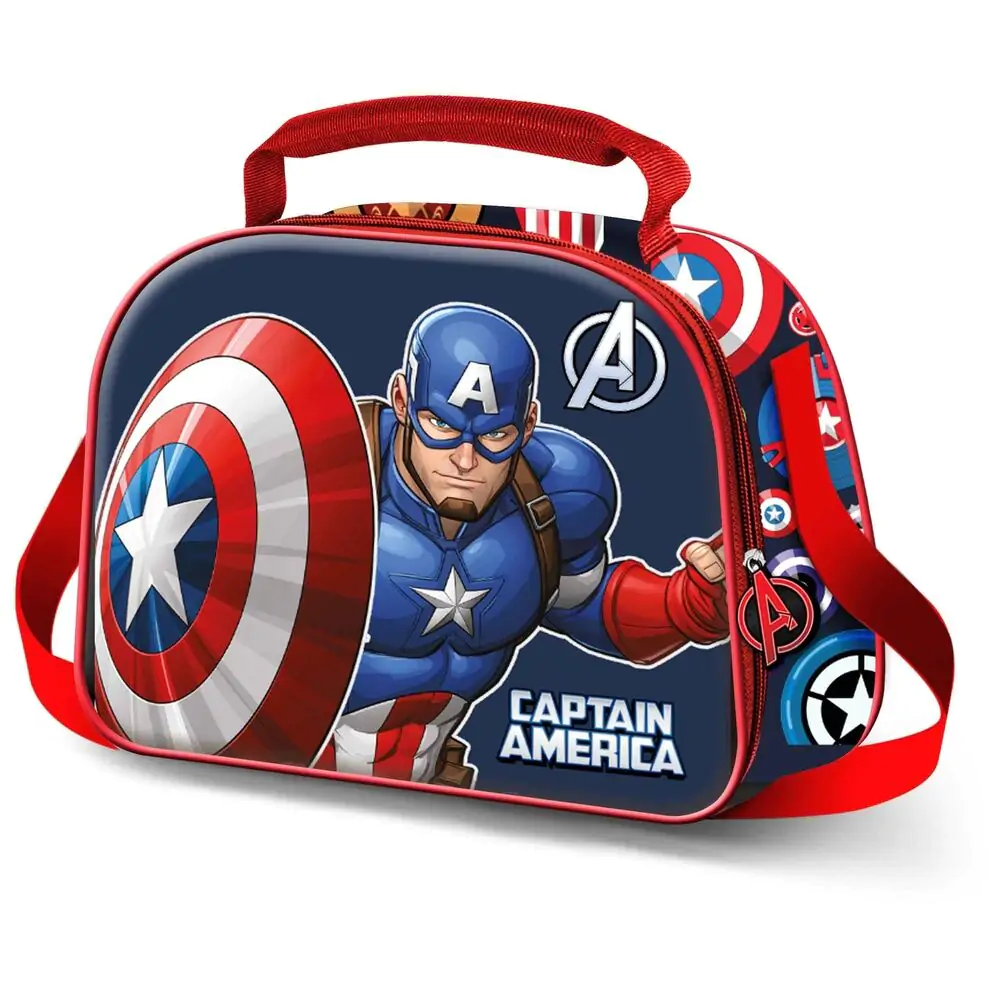 Marvel Captain America Patriot 3D Lunchtasche termékfotó