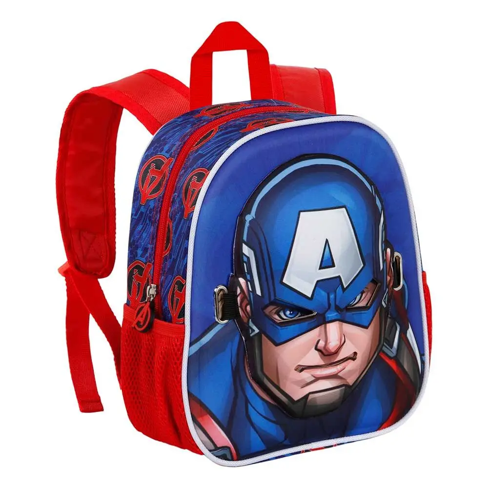 Marvel Captain America Pixel Rucksack + Maske 27cm termékfotó