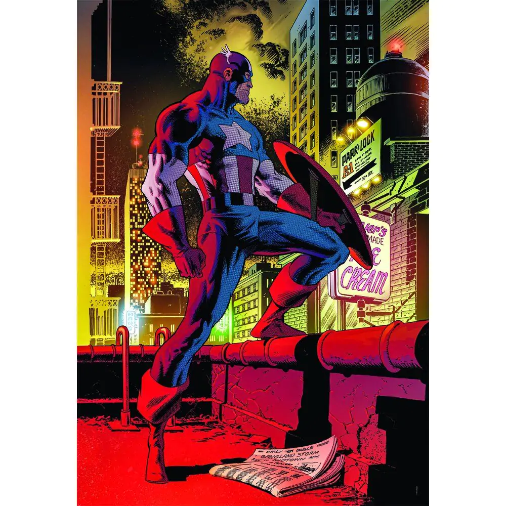 Marvel Captain America Puzzle 1000St Produktfoto