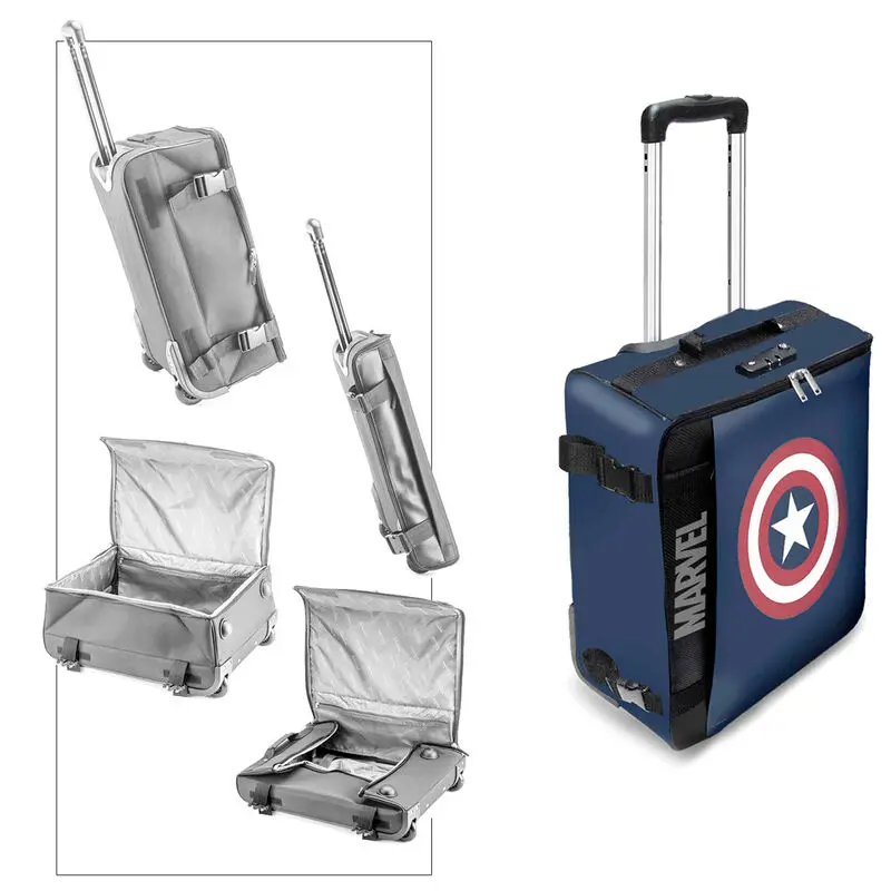 Marvel Captain America Trolley Koffer 55cm Produktfoto