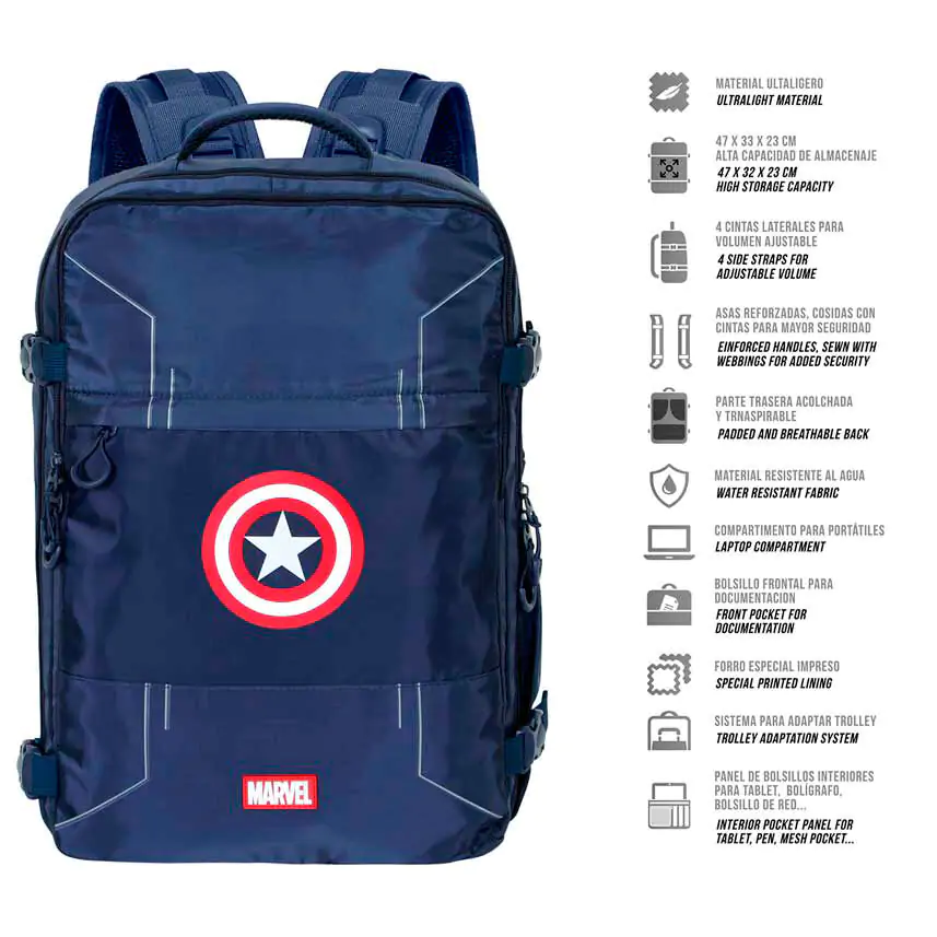 Marvel Captain America Rucksack 49cm termékfotó