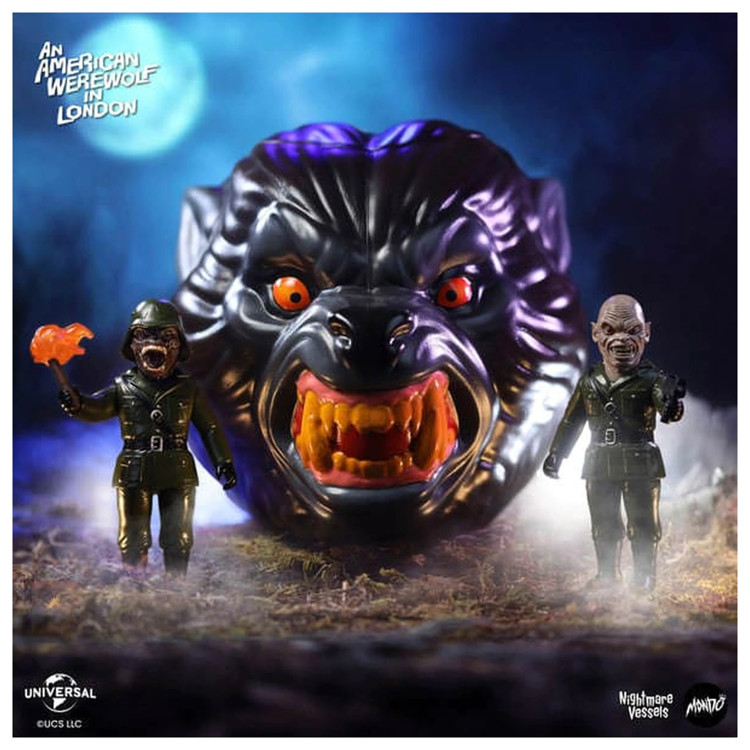 An American Werewolf in London Weichvinyl Figur Nightmare Demons 17 cm Produktfoto