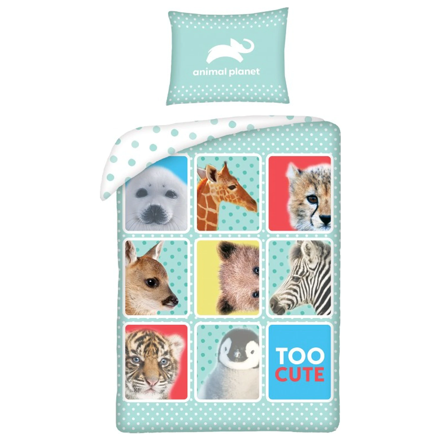 Animal Planet Too Cute Bettbezug Produktfoto