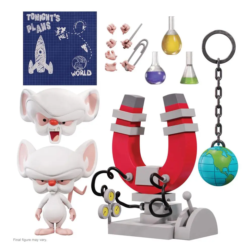 Animaniacs Ultimates Actionfigur Brain 18 cm Produktfoto