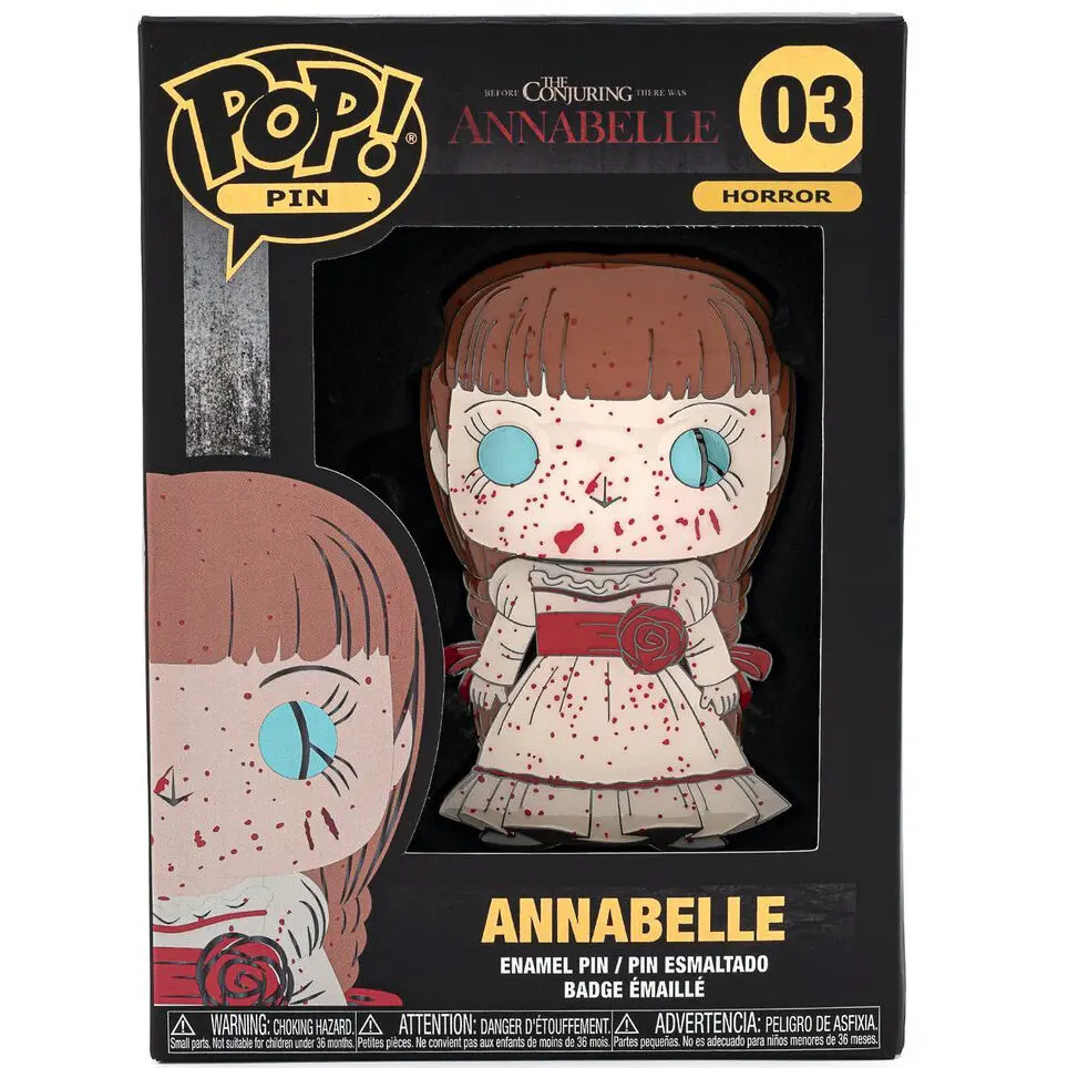 Annabelle Large Enamel POP! Pin Ansteck-Pin 10cm Produktfoto