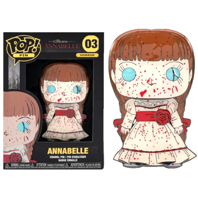Annabelle Large Enamel POP! Pin Ansteck-Pin 10cm Produktfoto