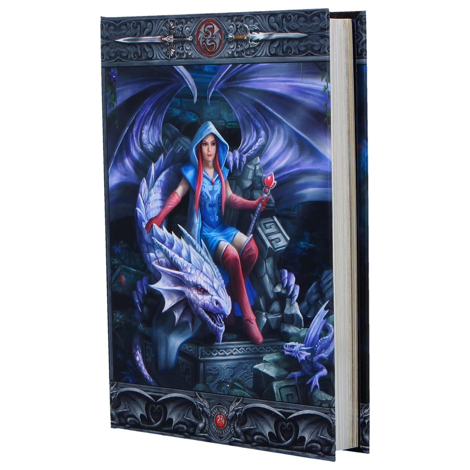 Anne Stokes Notizbuch Dragon Mage A5 Produktfoto