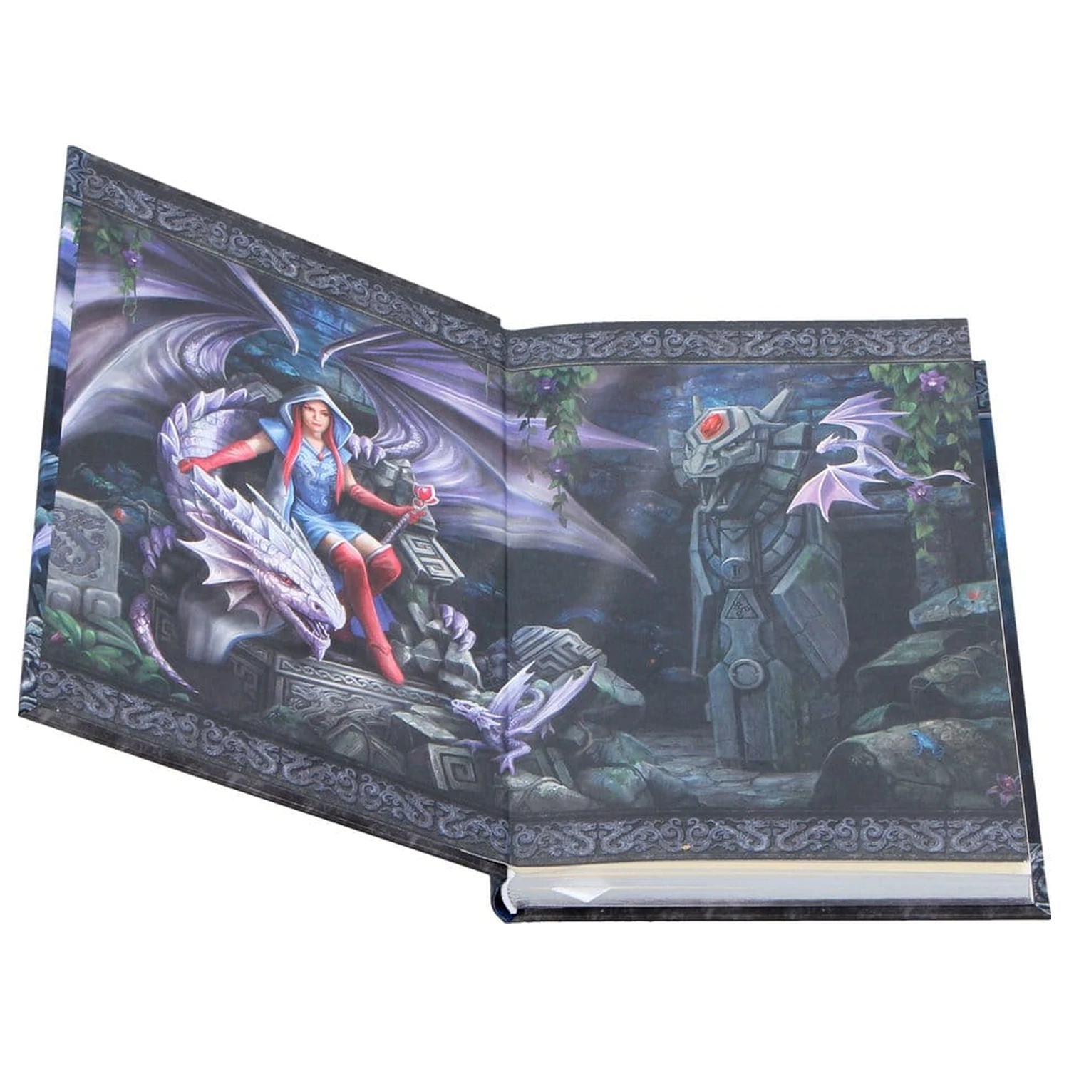 Anne Stokes Notizbuch Dragon Mage A5 Produktfoto
