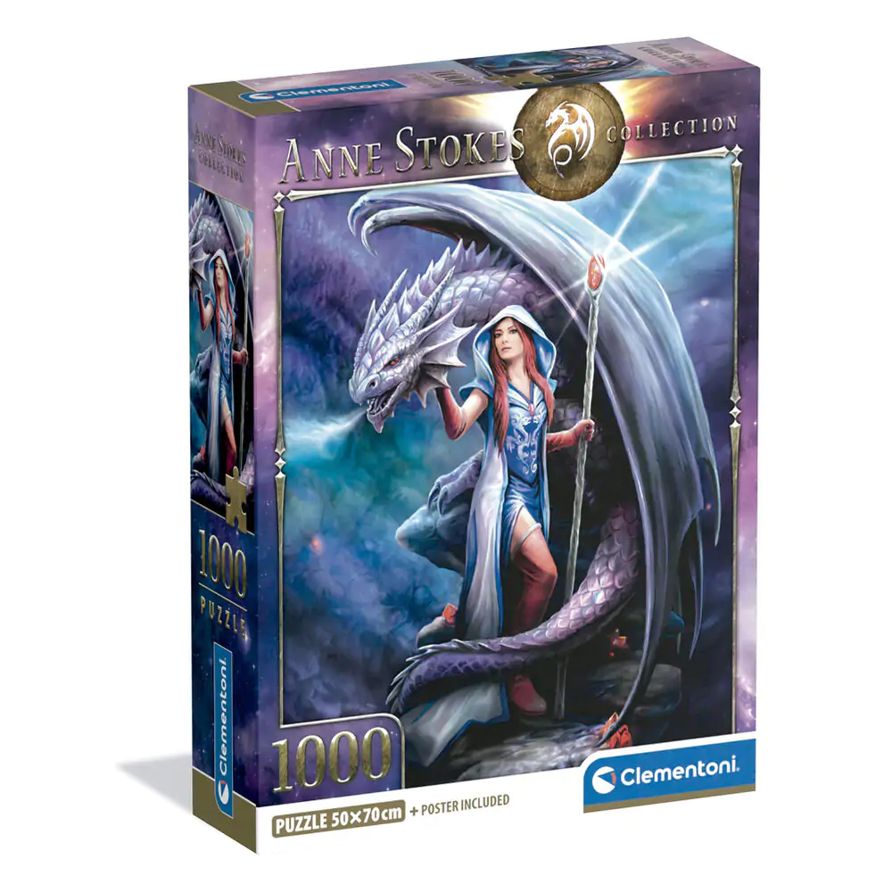 Anne Stokes Dragon Mage Puzzle 1000St Produktfoto