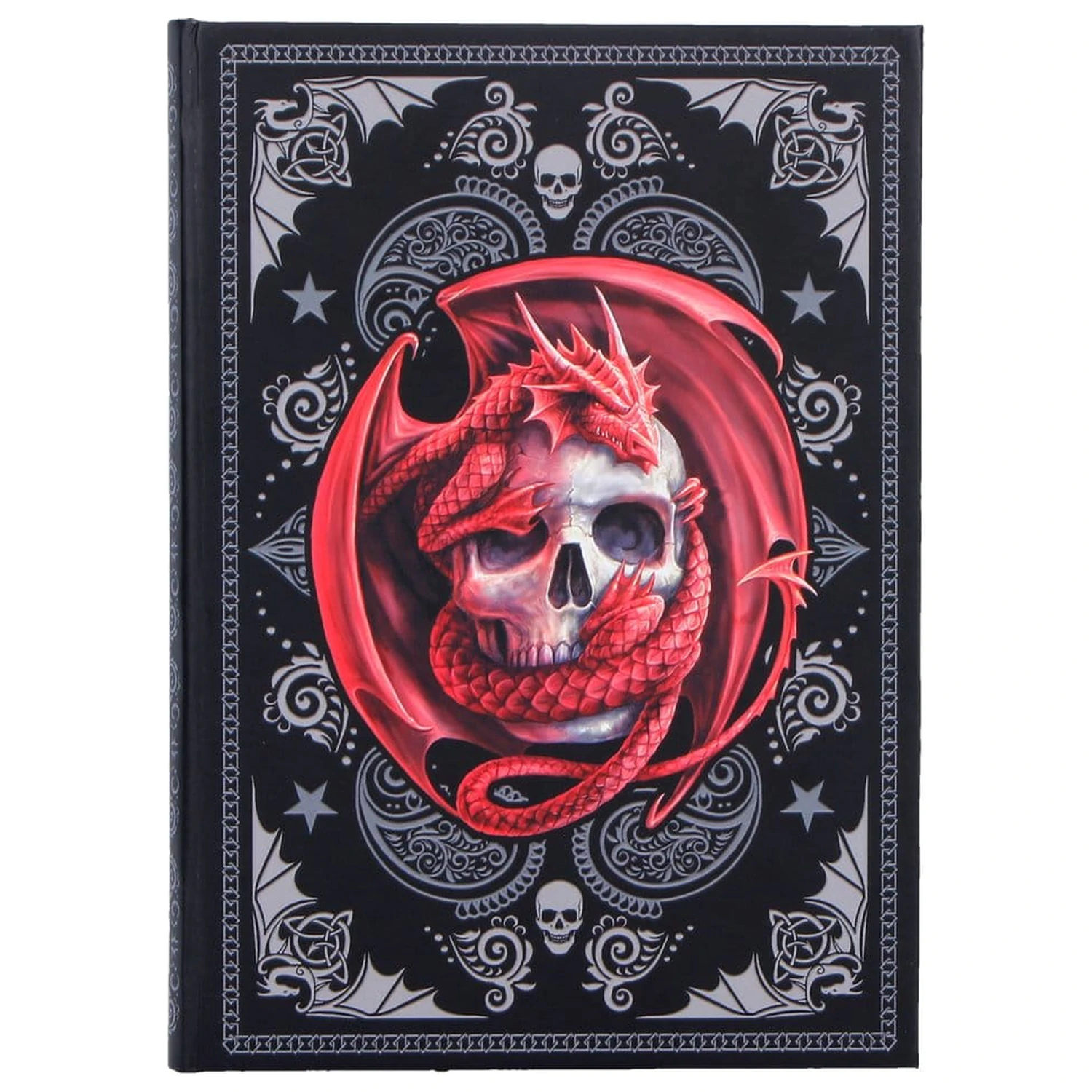 Anne Stokes Notizbuch Skull Embrace A5 Produktfoto