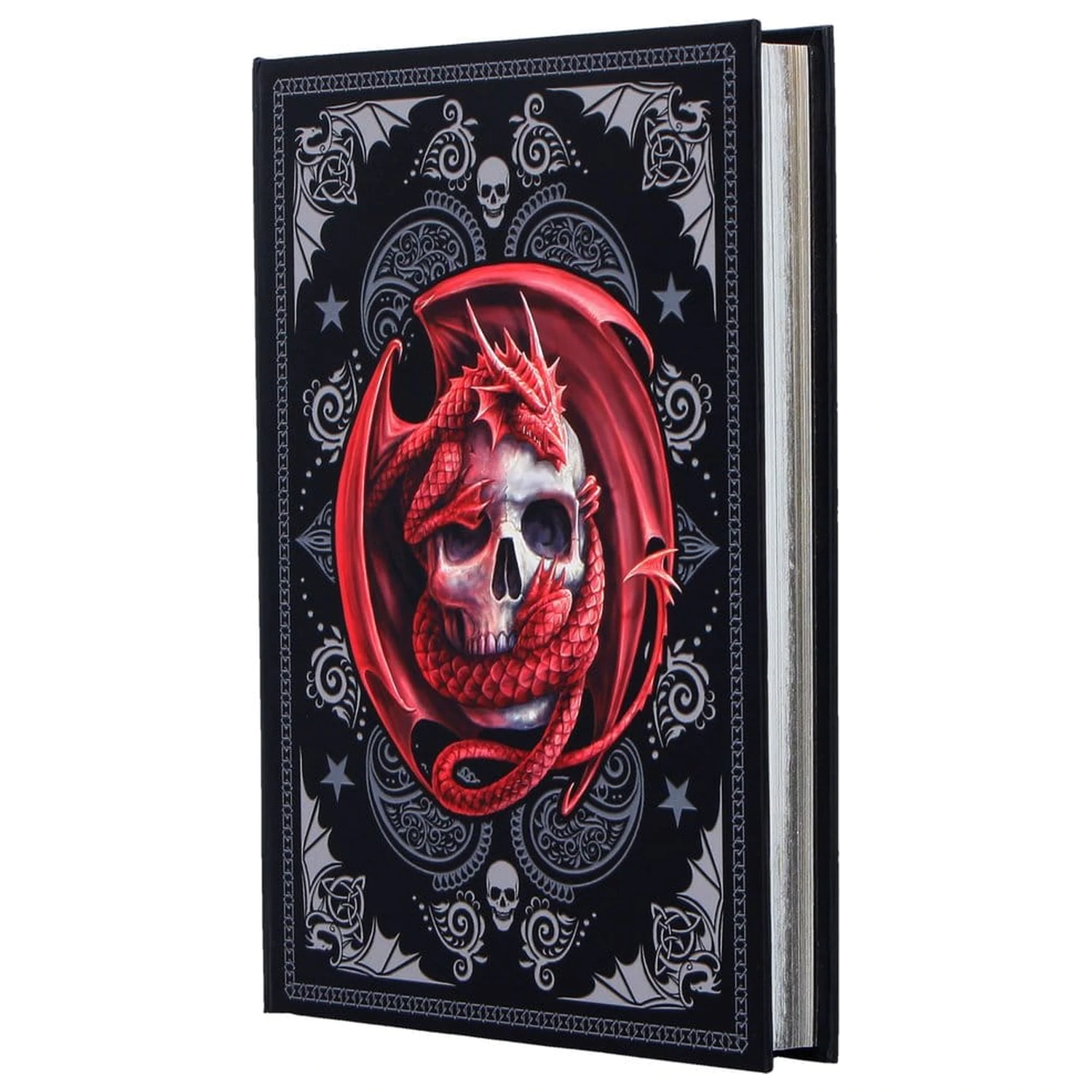 Anne Stokes Notizbuch Skull Embrace A5 Produktfoto