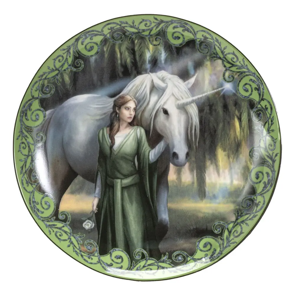 Anne Stokes Teller 4er-Pack Unicorn and Maiden Produktfoto