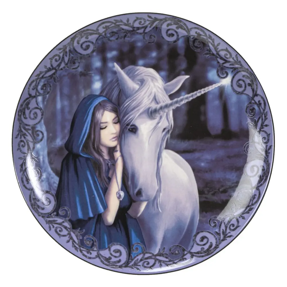 Anne Stokes Teller 4er-Pack Unicorn and Maiden Produktfoto