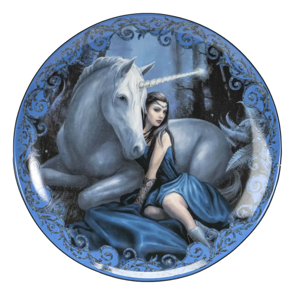 Anne Stokes Teller 4er-Pack Unicorn and Maiden Produktfoto
