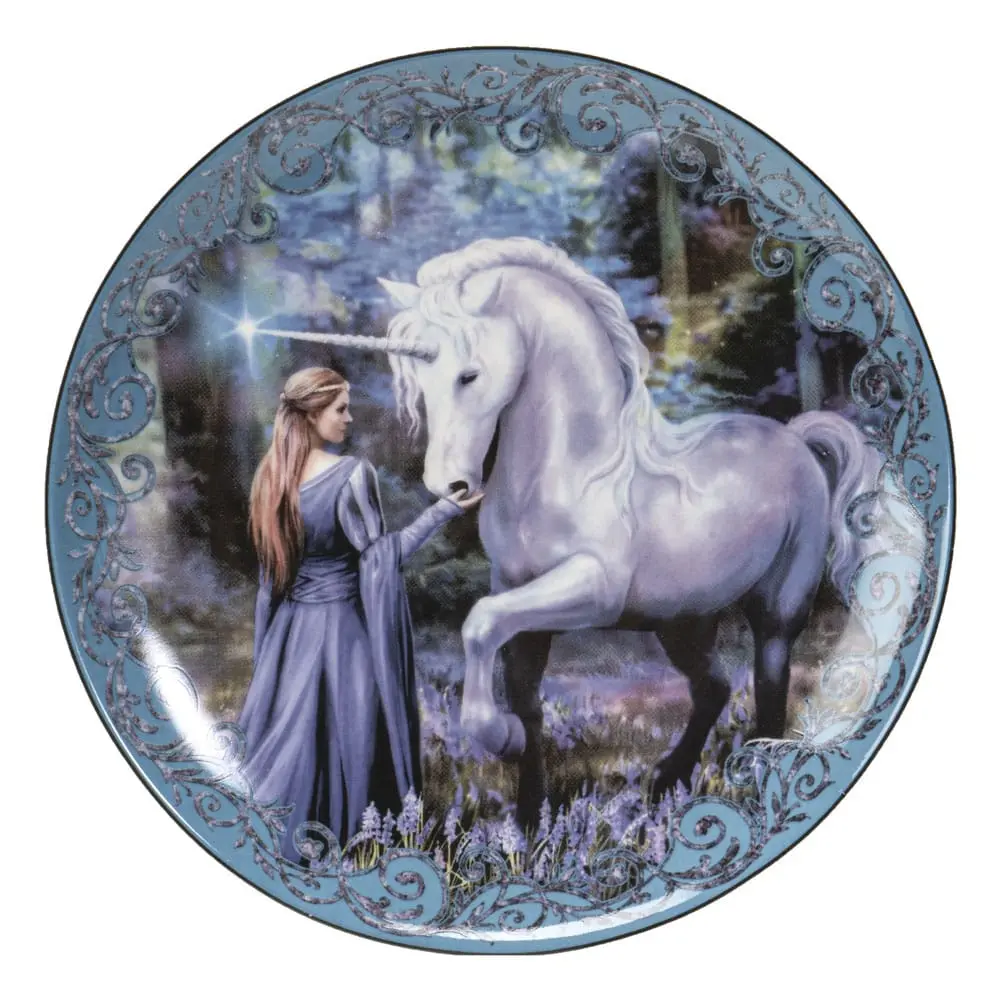 Anne Stokes Teller 4er-Pack Unicorn and Maiden Produktfoto