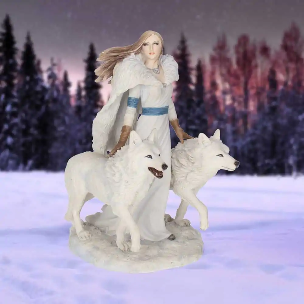 Anne Stokes Statue Winter Guardians 23 cm Produktfoto