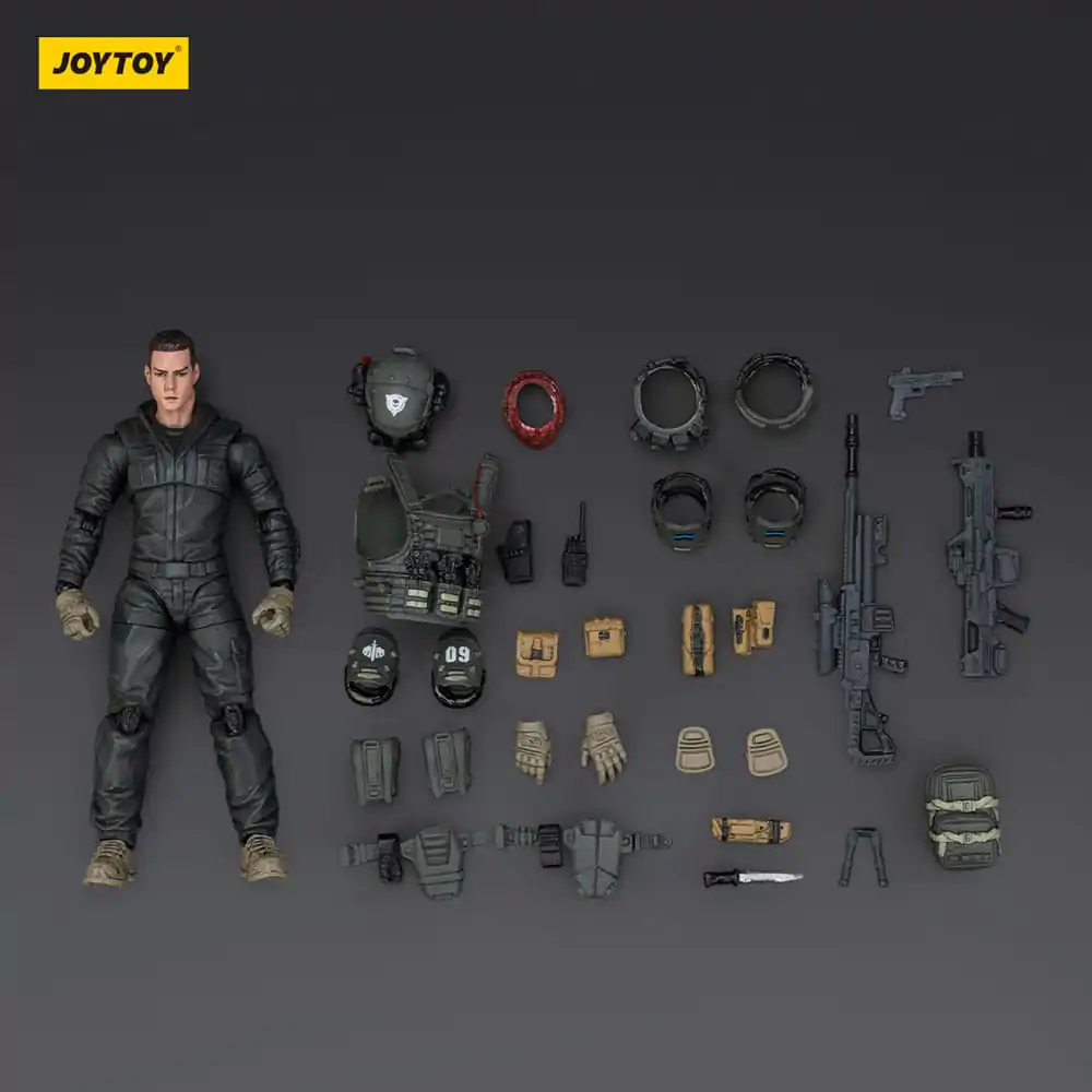 APOC Series Dark Source Action Figur Stellar Scar Assault Team Darksilicon 11 cm Produktfoto