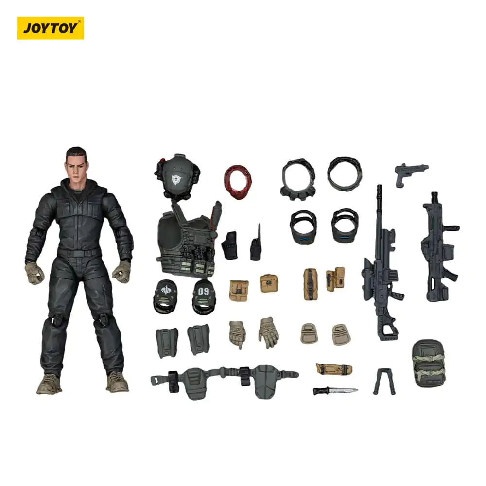 APOC Series Dark Source Action Figur Stellar Scar Assault Team Darksilicon 11 cm Produktfoto