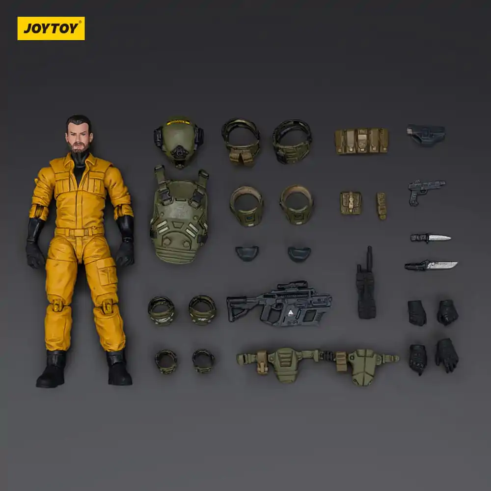 APOC Series Dark Source Action Figur Stellar Scar Assault Team Firesulfur 11 cm Produktfoto