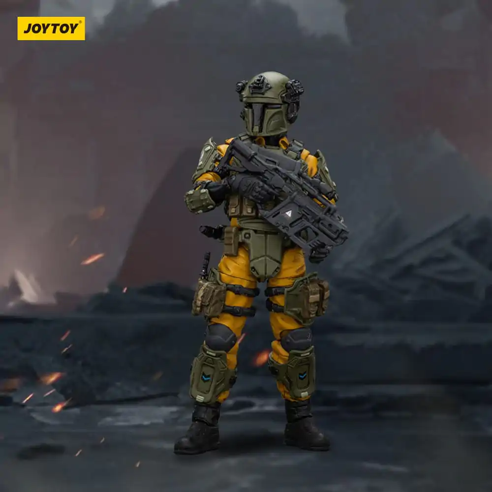 APOC Series Dark Source Action Figur Stellar Scar Assault Team Firesulfur 11 cm Produktfoto