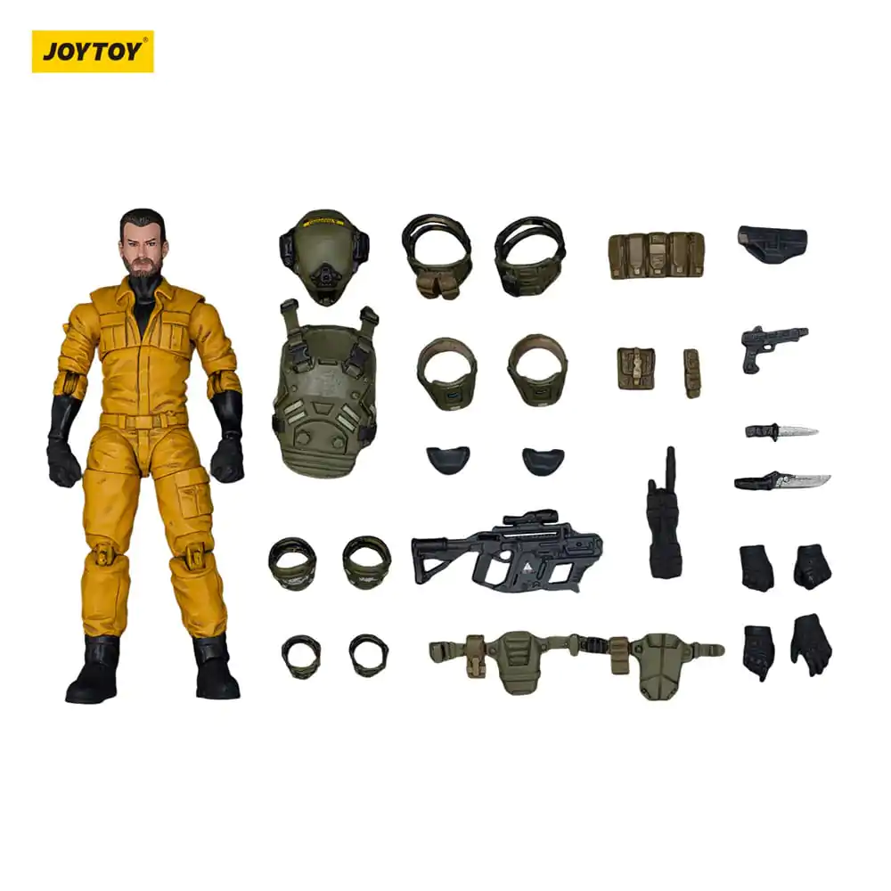 APOC Series Dark Source Action Figur Stellar Scar Assault Team Firesulfur 11 cm Produktfoto