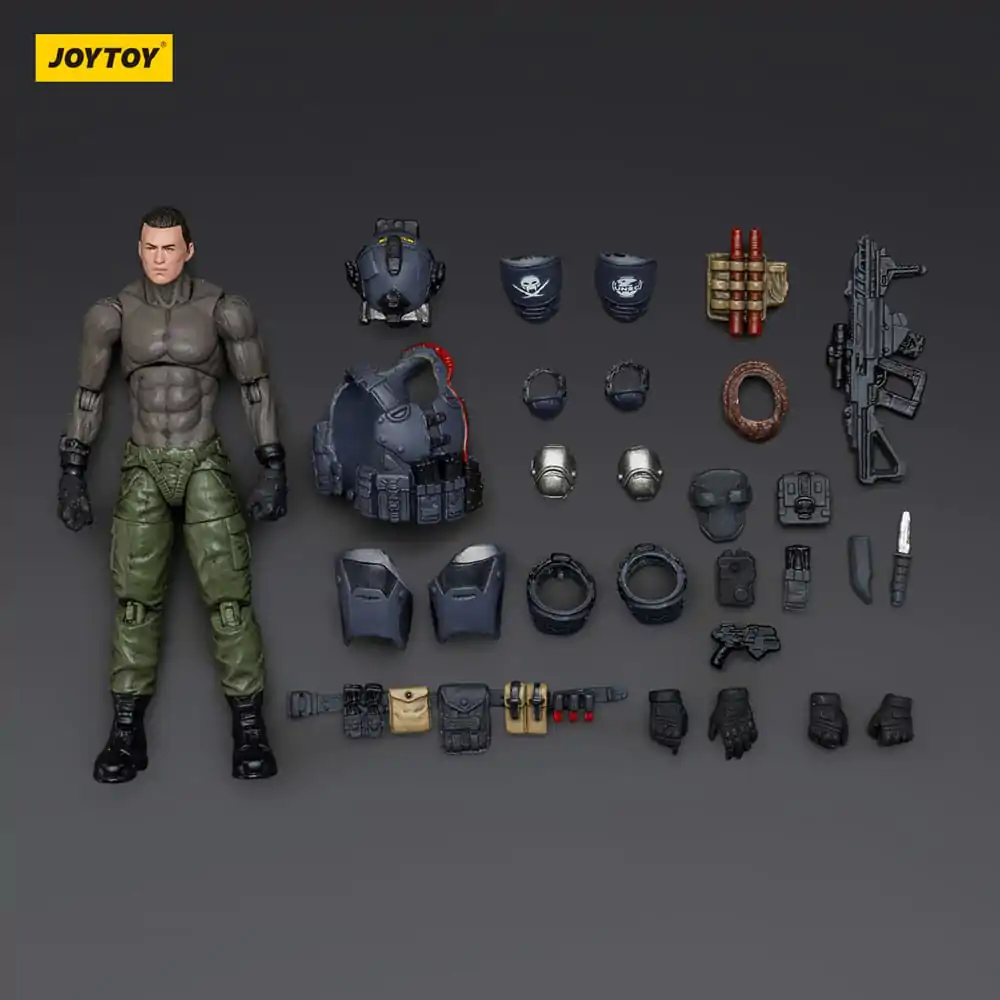 APOC Series Dark Source Action Figur Stellar Scar Assault Team Ghostmanganese 11 cm Produktfoto