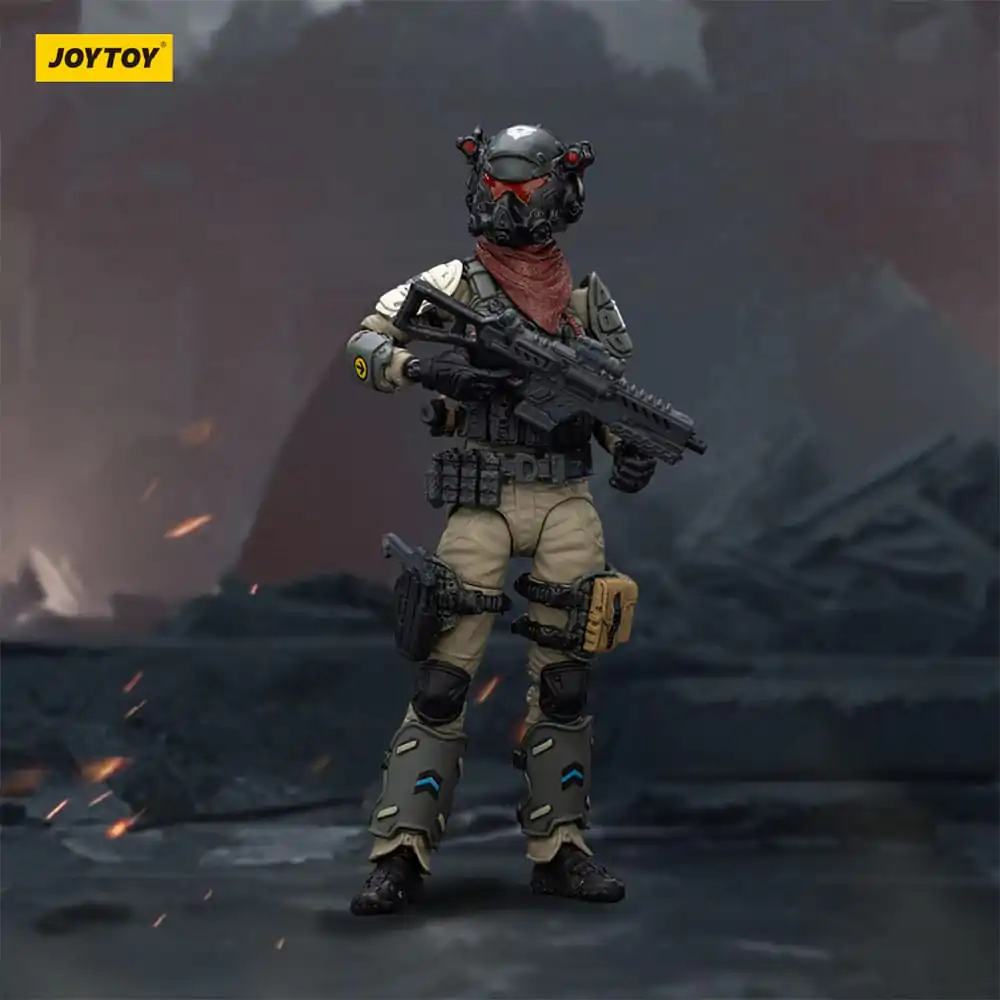 APOC Series Dark Source Action Figur Stellar Scar Assault Team Gravelgold 11 cm Produktfoto