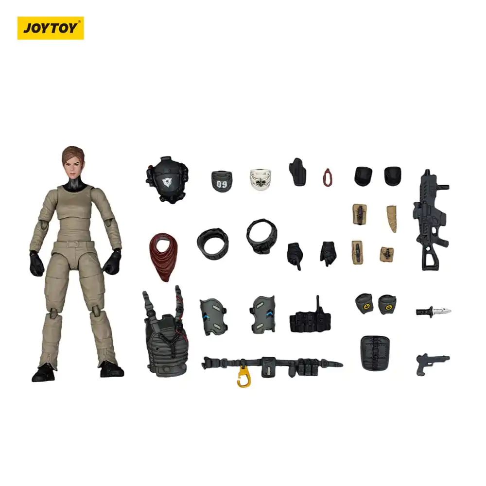 APOC Series Dark Source Action Figur Stellar Scar Assault Team Gravelgold 11 cm Produktfoto