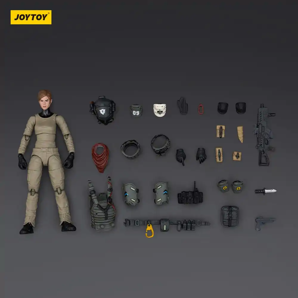 APOC Series Dark Source Action Figur Stellar Scar Assault Team Gravelgold 11 cm Produktfoto