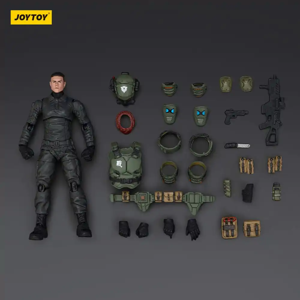 APOC Series Dark Source Action Figur Stellar Scar Assault Team Titanite 11 cm Produktfoto
