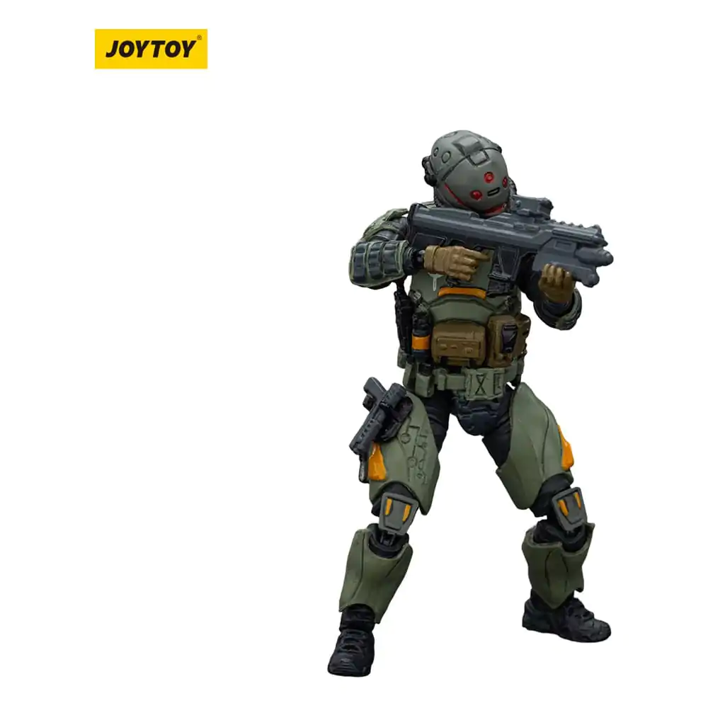 APOC Series Dark Source Actionfigur Storm Tempestus Feuerunterstützung Mecha-Pilot 8 cm Produktfoto