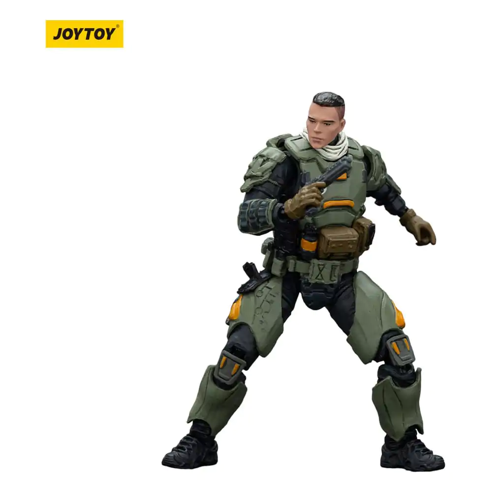 APOC Series Dark Source Actionfigur Storm Tempestus Feuerunterstützung Mecha-Pilot 8 cm Produktfoto