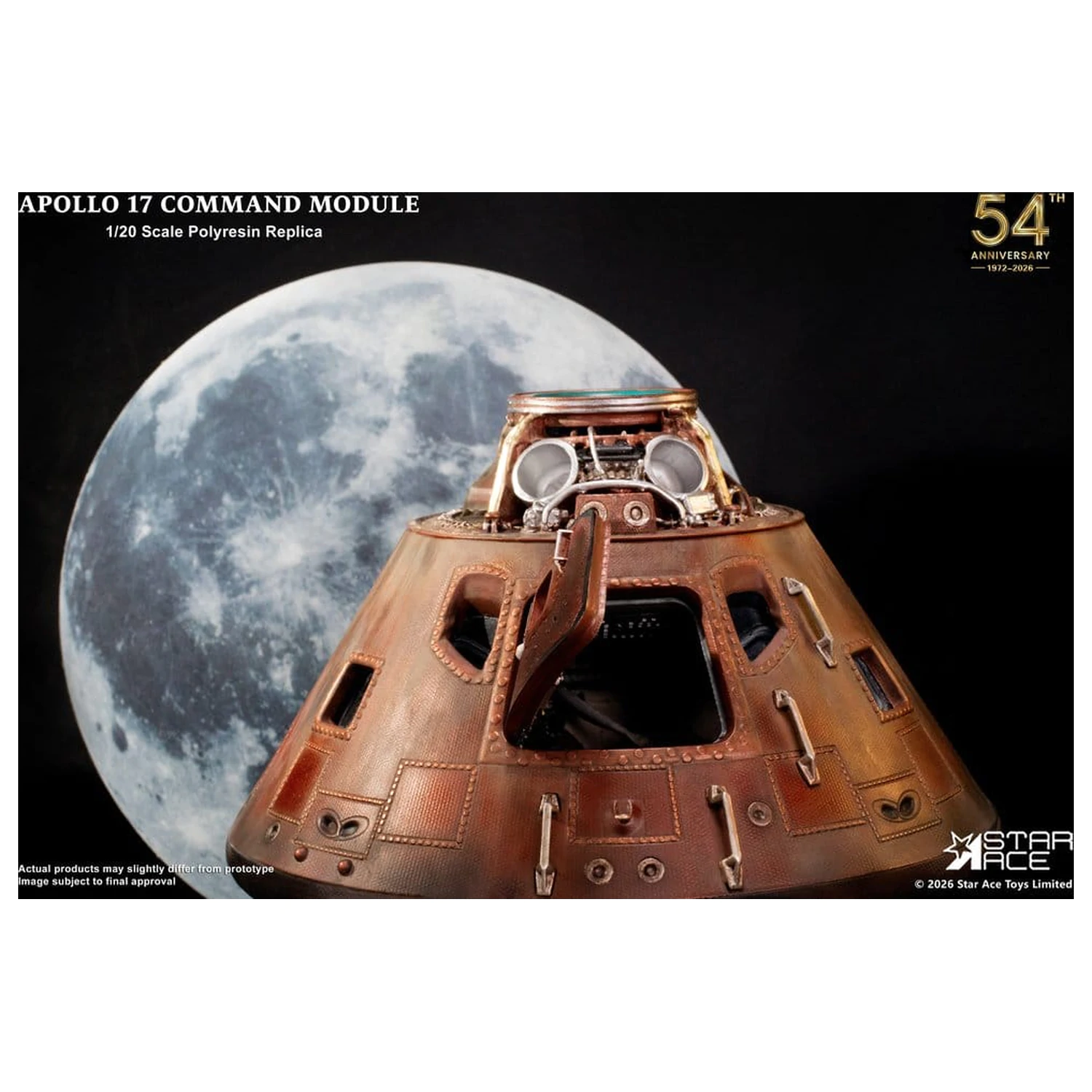 Apollo 17 Replika 1/20 Command Module 20 cm Produktfoto