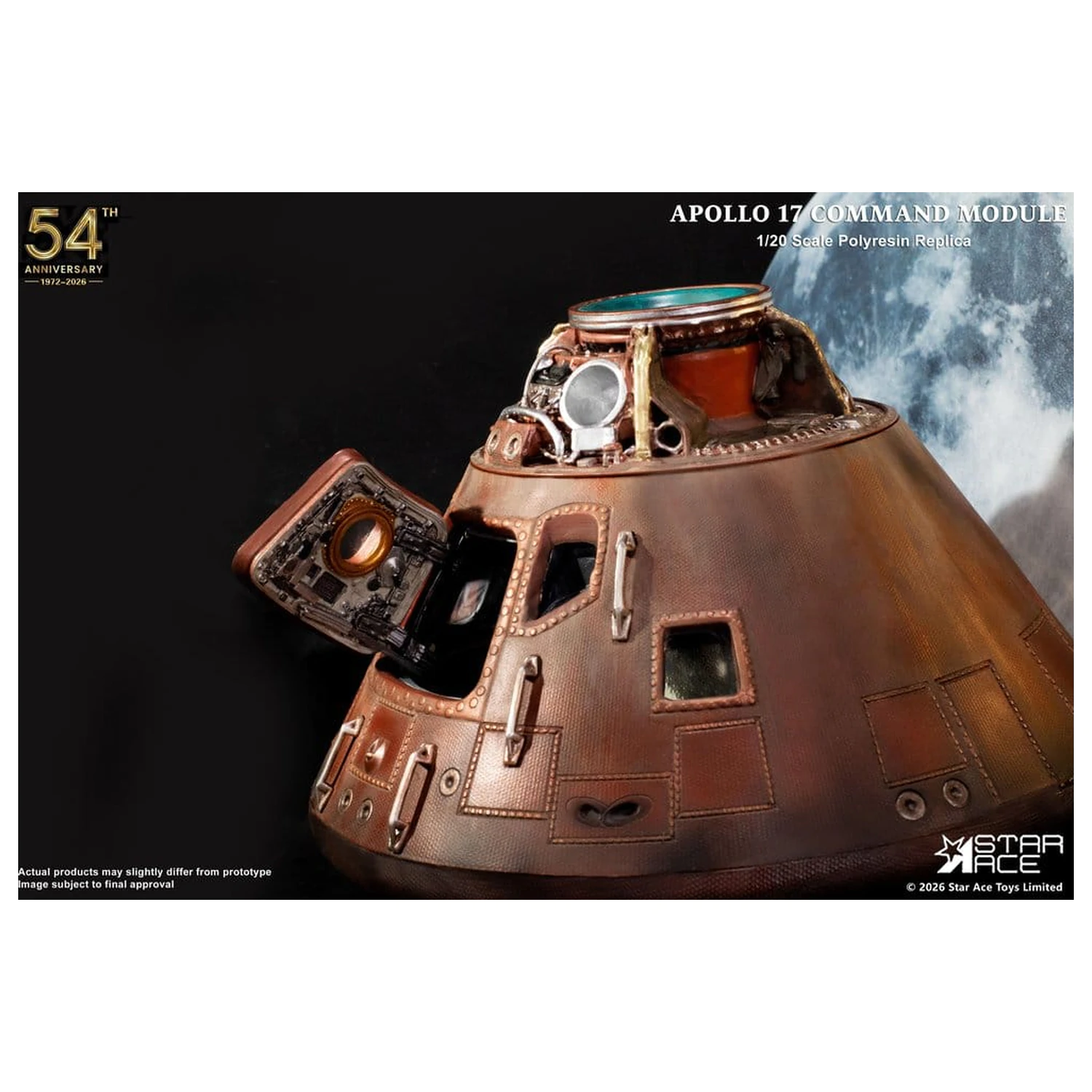 Apollo 17 Replika 1/20 Command Module 20 cm Produktfoto