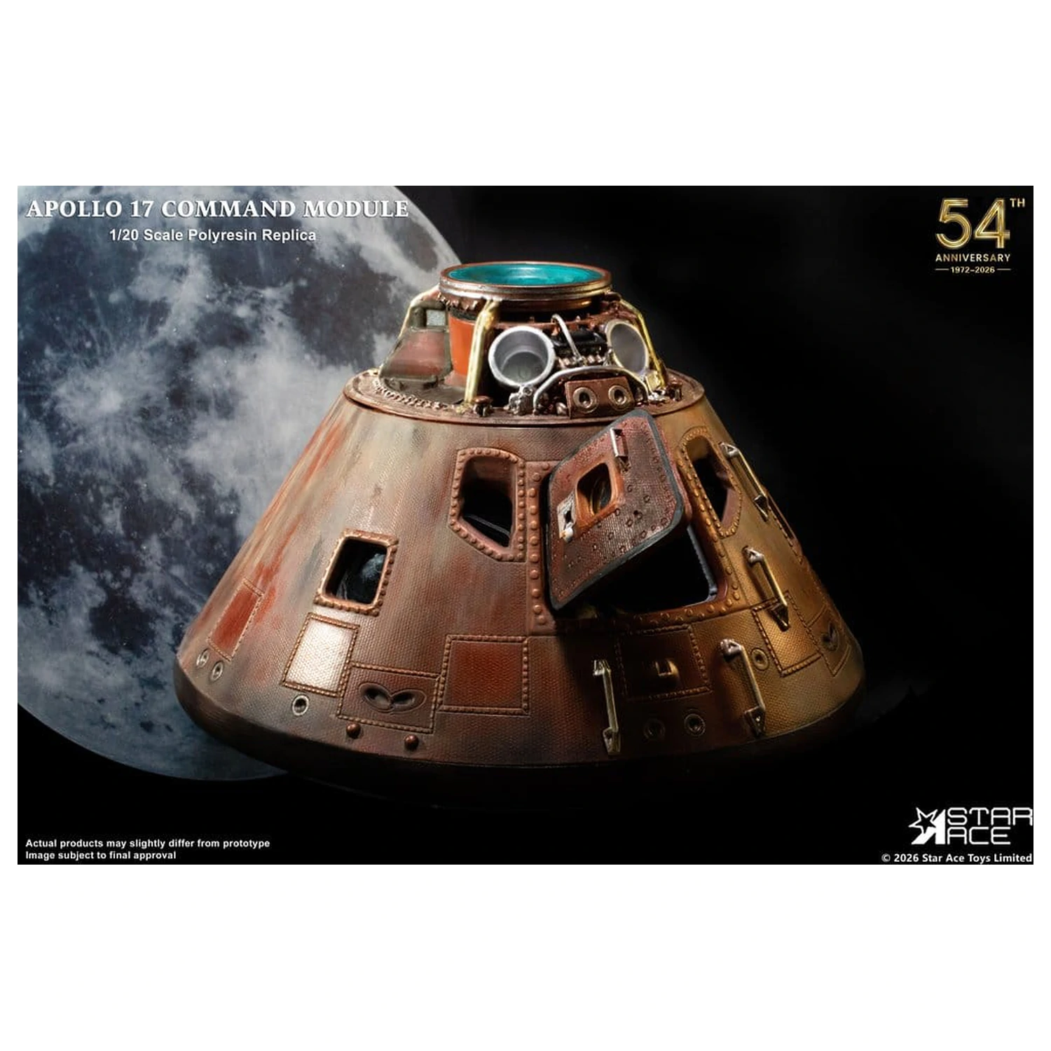 Apollo 17 Replika 1/20 Command Module 20 cm Produktfoto