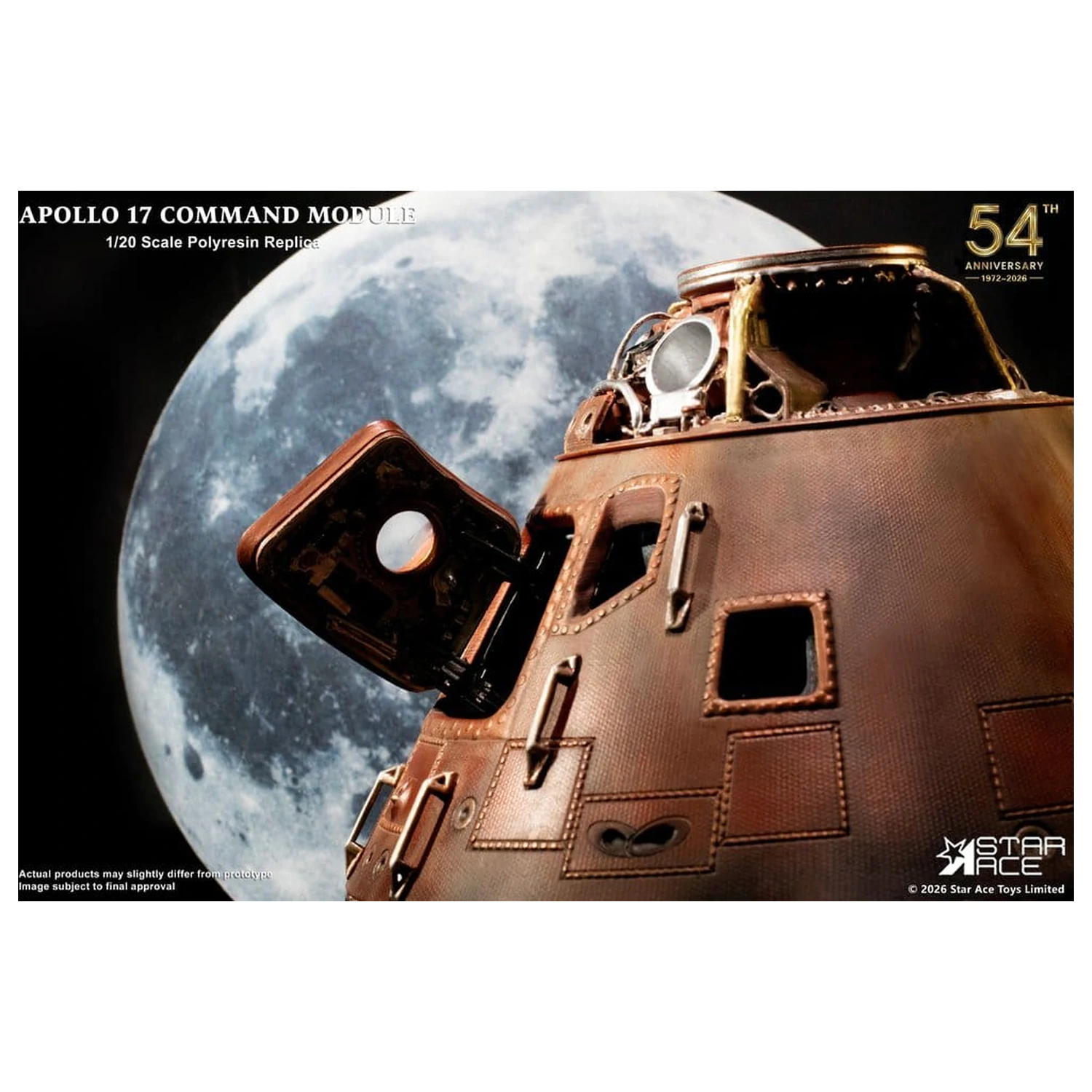 Apollo 17 Replika 1/20 Command Module 20 cm Produktfoto