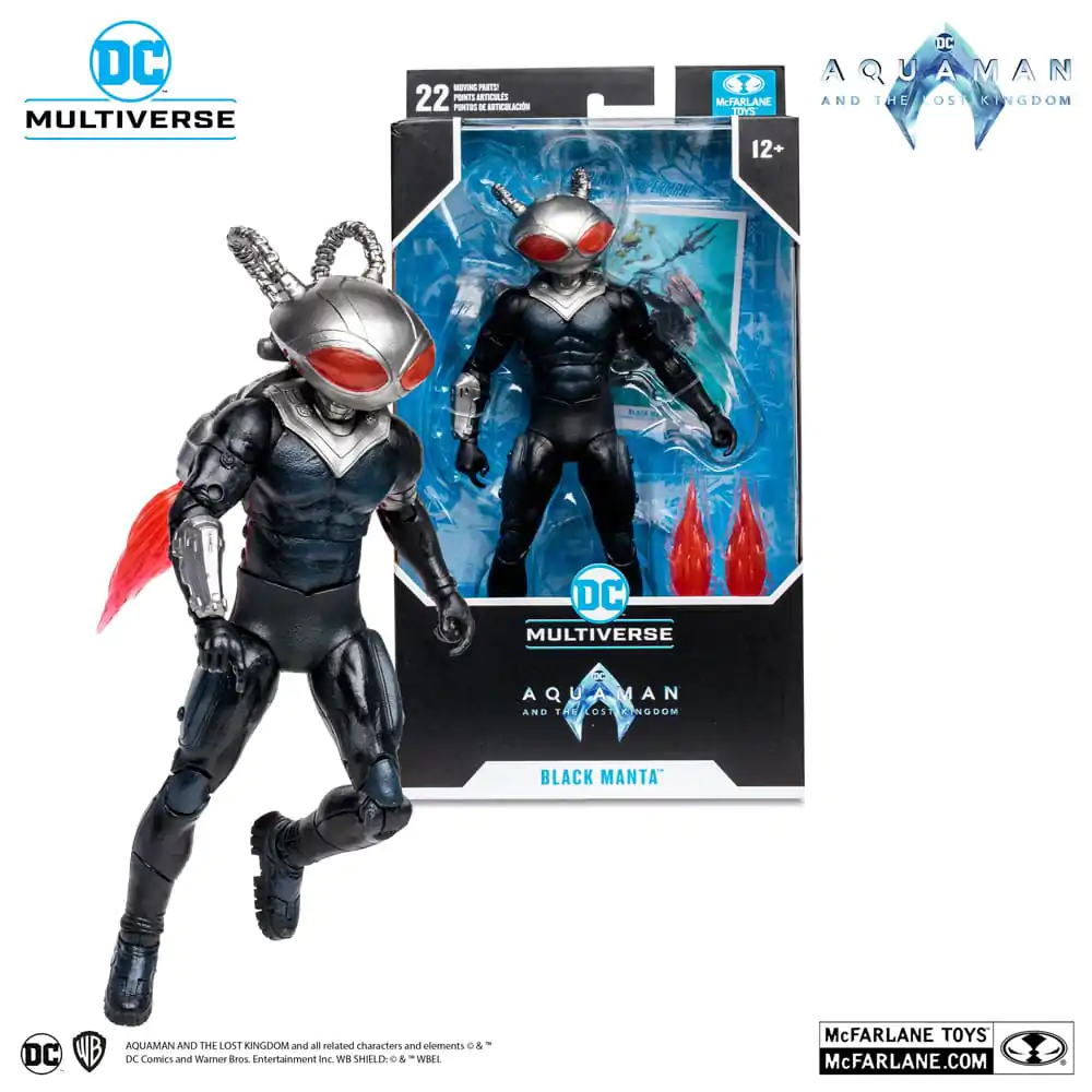 Aquaman and the Lost Kingdom DC Multiverse Actionfigur Black Manta 18 cm termékfotó