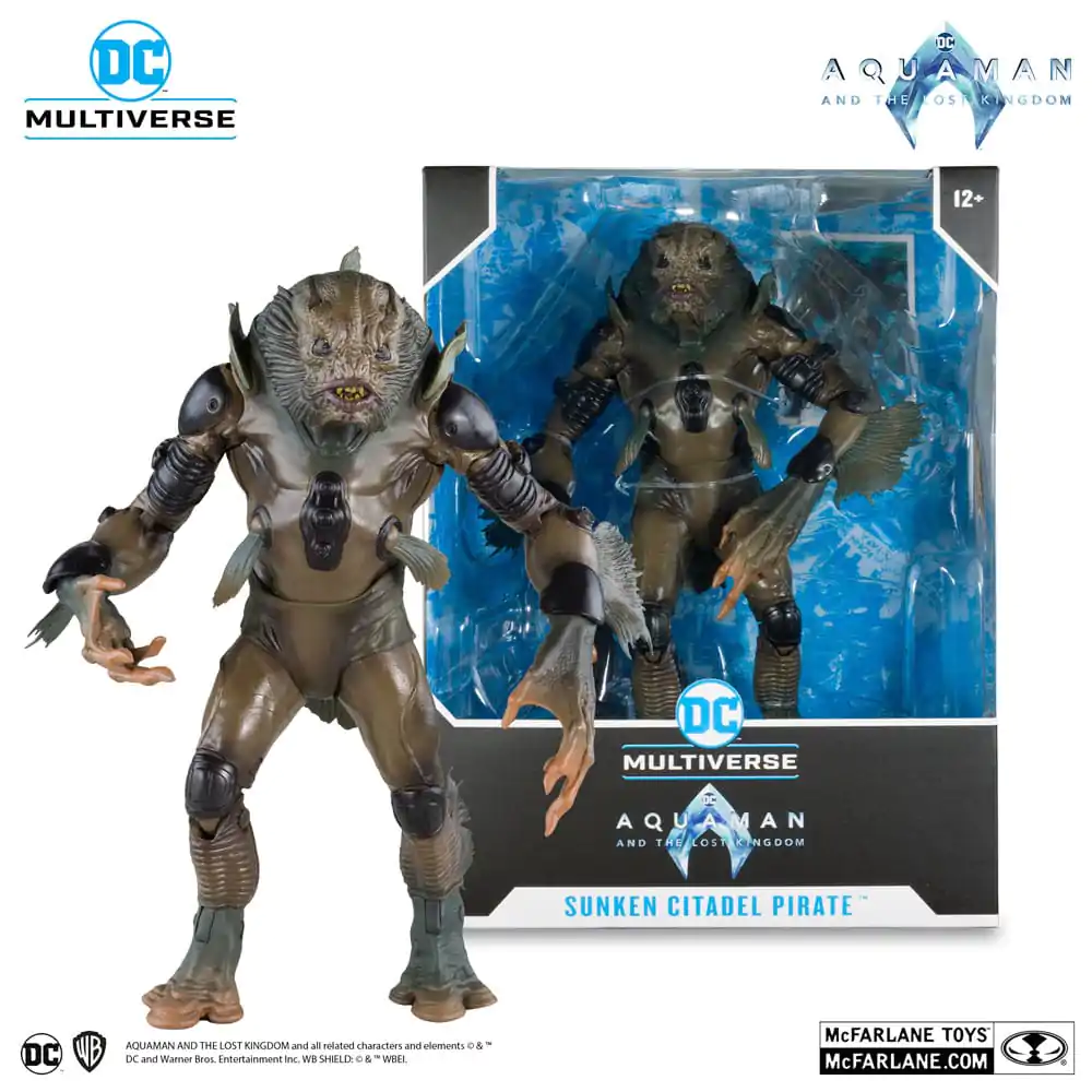 Aquaman and the Lost Kingdom DC Multiverse Megafig Actionfigur Sunken Citadel Pirate 30 cm termékfotó