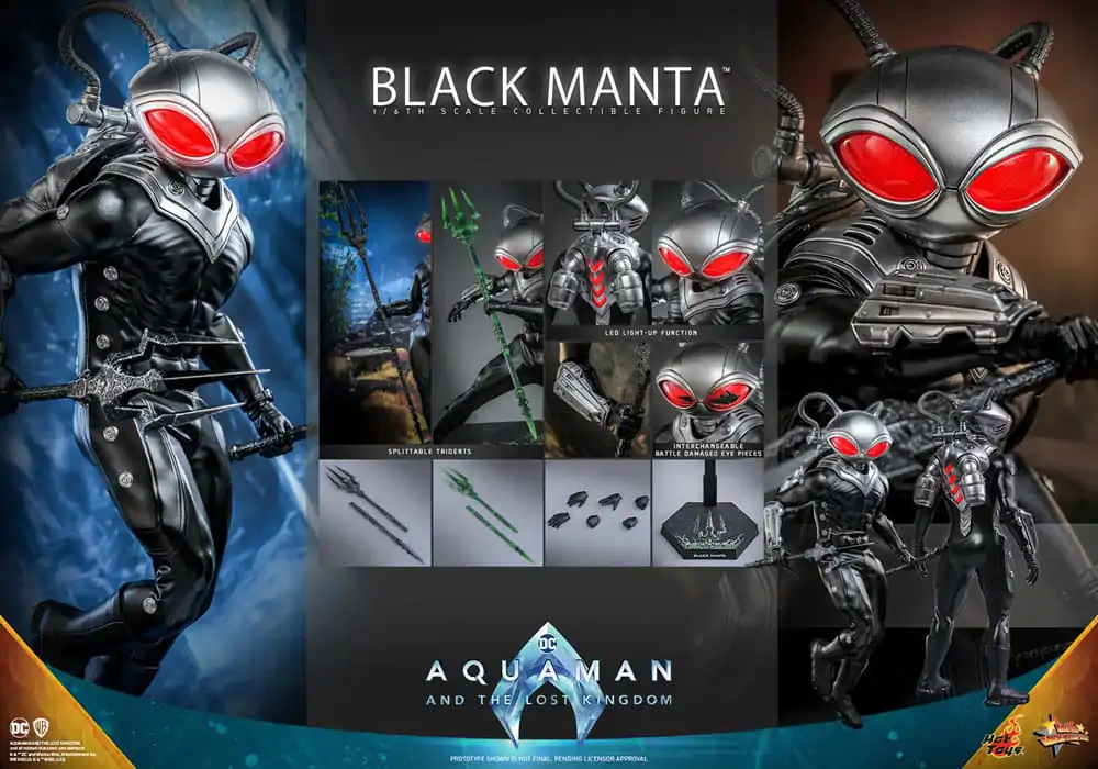 Aquaman: Lost Kingdom Movie Masterpiece Actionfigur 1/6 Black Manta 34 cm Produktfoto