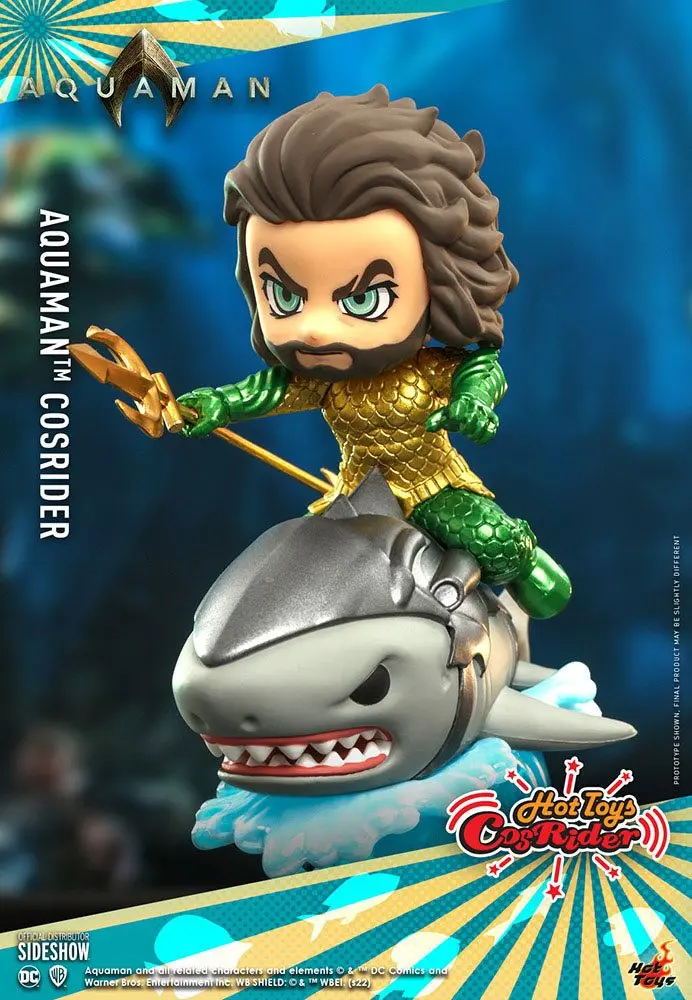 Aquaman CosRider Minifigur mit Sound und Leuchtfunktion Aquaman 13 cm Produktfoto