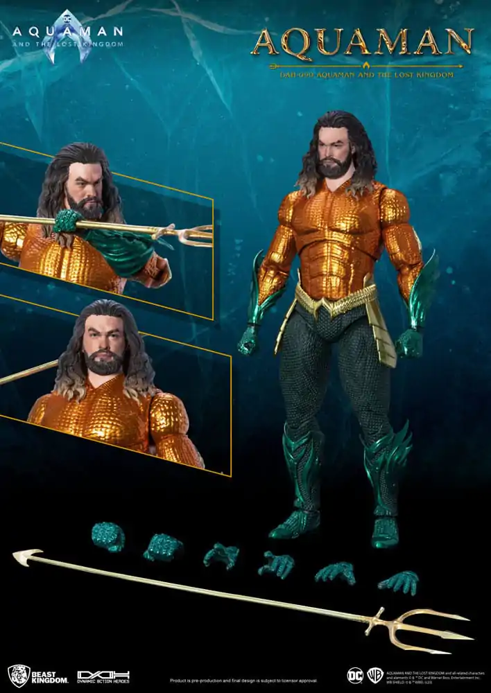 Aquaman: Lost Kingdom Dynamic 8ction Heroes Actionfigur 1/9 Aquaman 20 cm Produktfoto