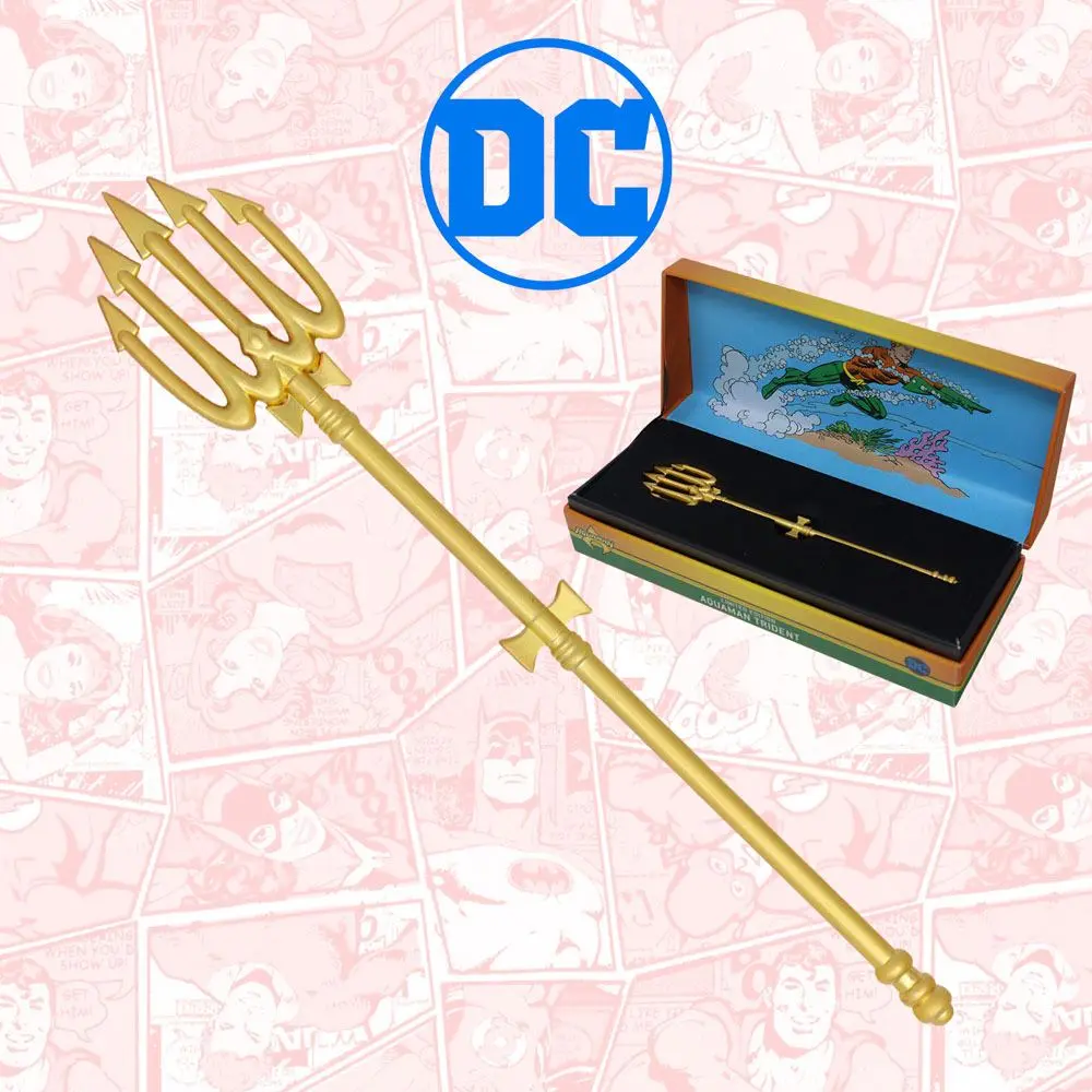 Aquaman Replik Miniature Trident (vergoldet) Produktfoto