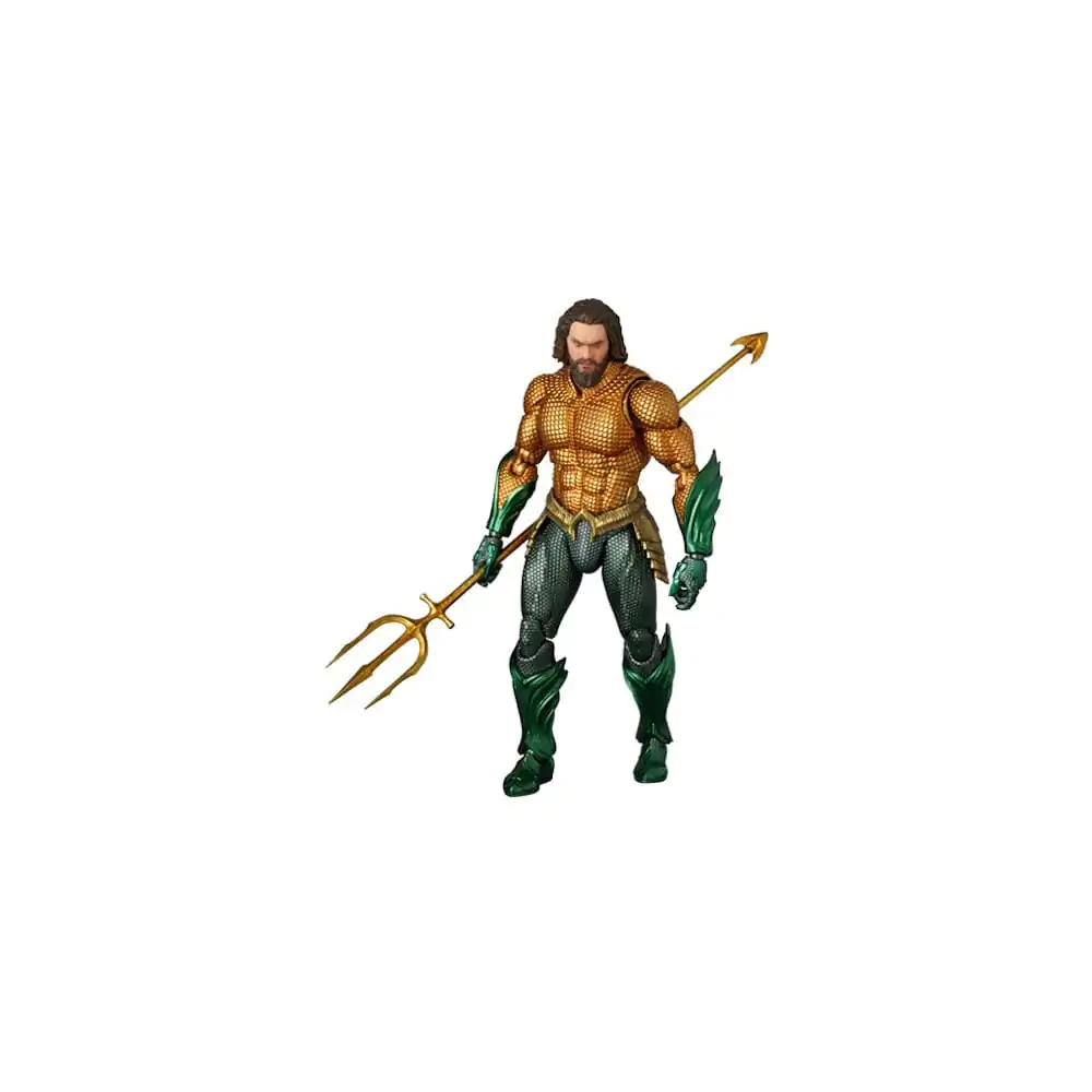 Aquaman Movie MAF EX Action Figur Aquaman Gold & Green Suit 16 cm Produktfoto