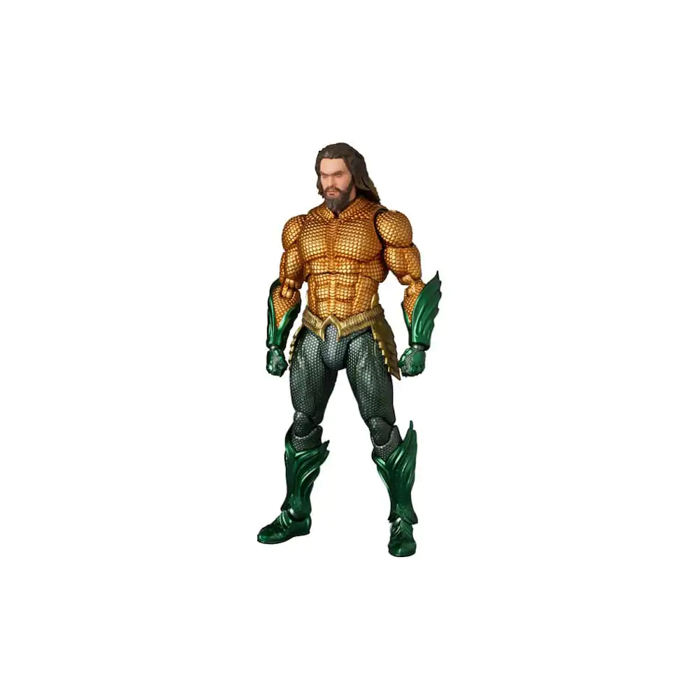 Aquaman Movie MAF EX Action Figur Aquaman Gold & Green Suit 16 cm Produktfoto