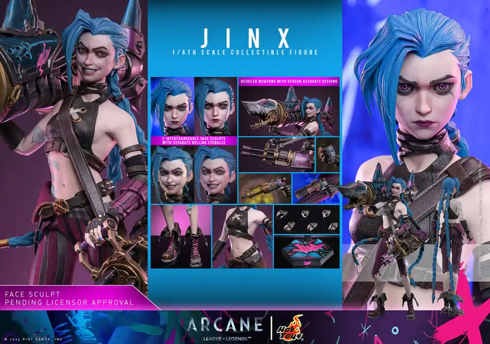 Arcane Actionfigur 1/6 Jinx 27 cm Produktfoto