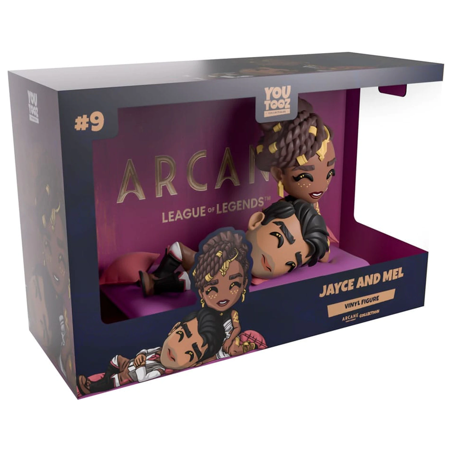 Arcane Vinyl Figuren 2er-Pack Jayce & Mel 10 cm Produktfoto