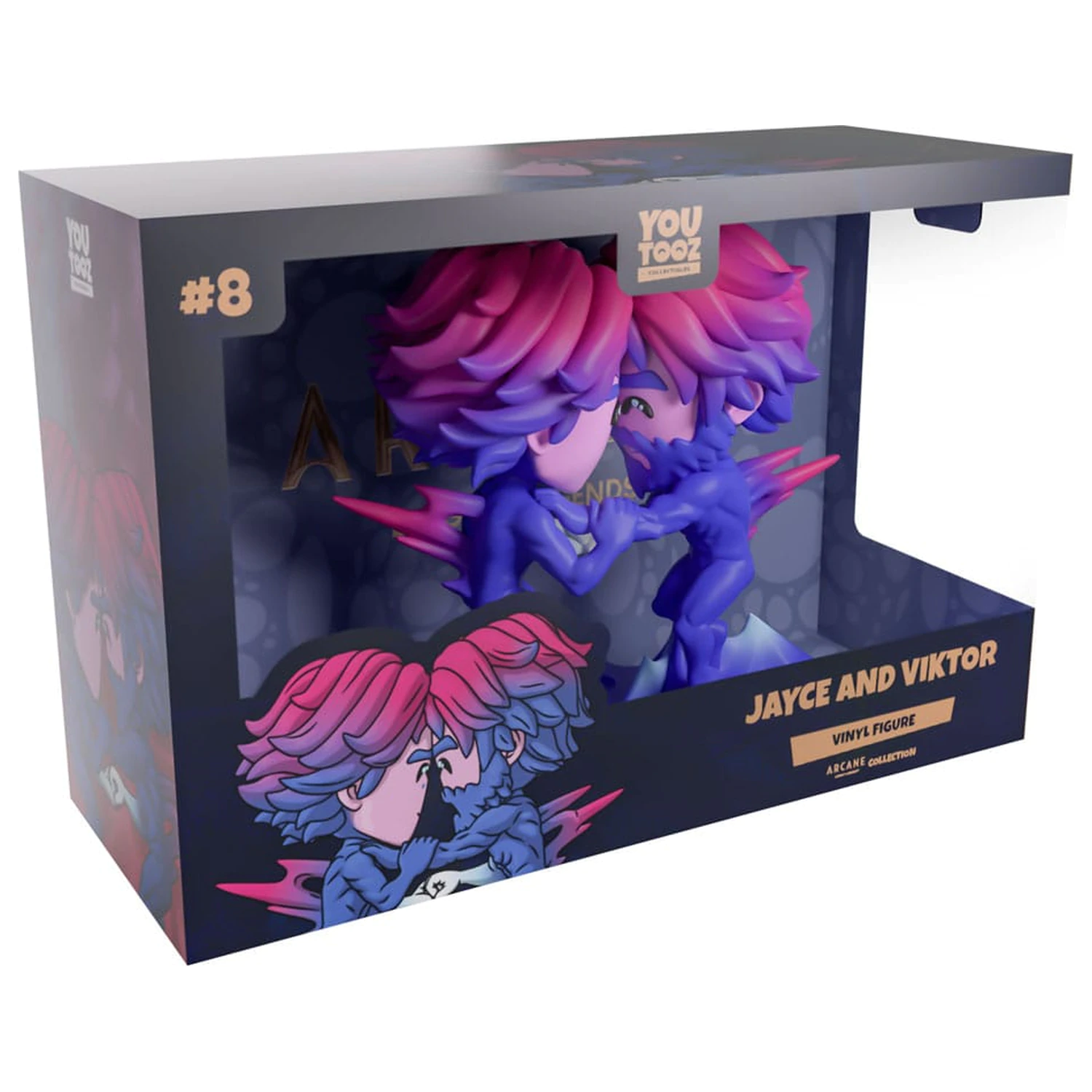 Arcane Vinyl Figuren 2er-Pack Jayce & Victor 13 cm Produktfoto