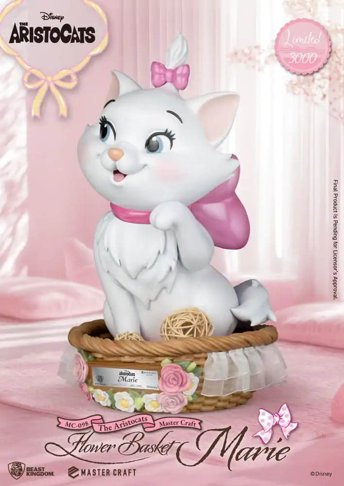 Aristocats Master Craft Statue Blumenkorb Marie 32 cm Produktfoto